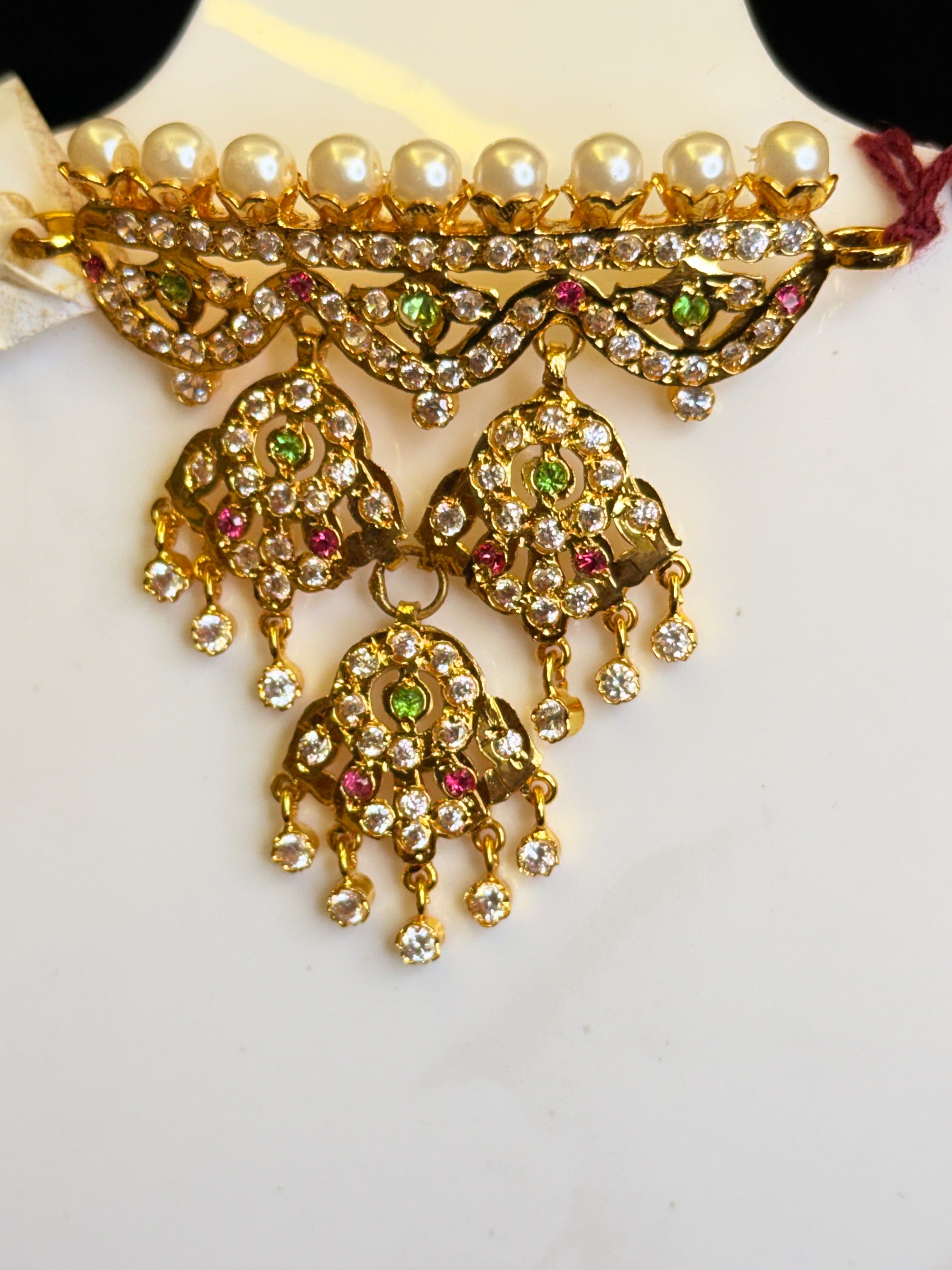 Necklace pendant double decker