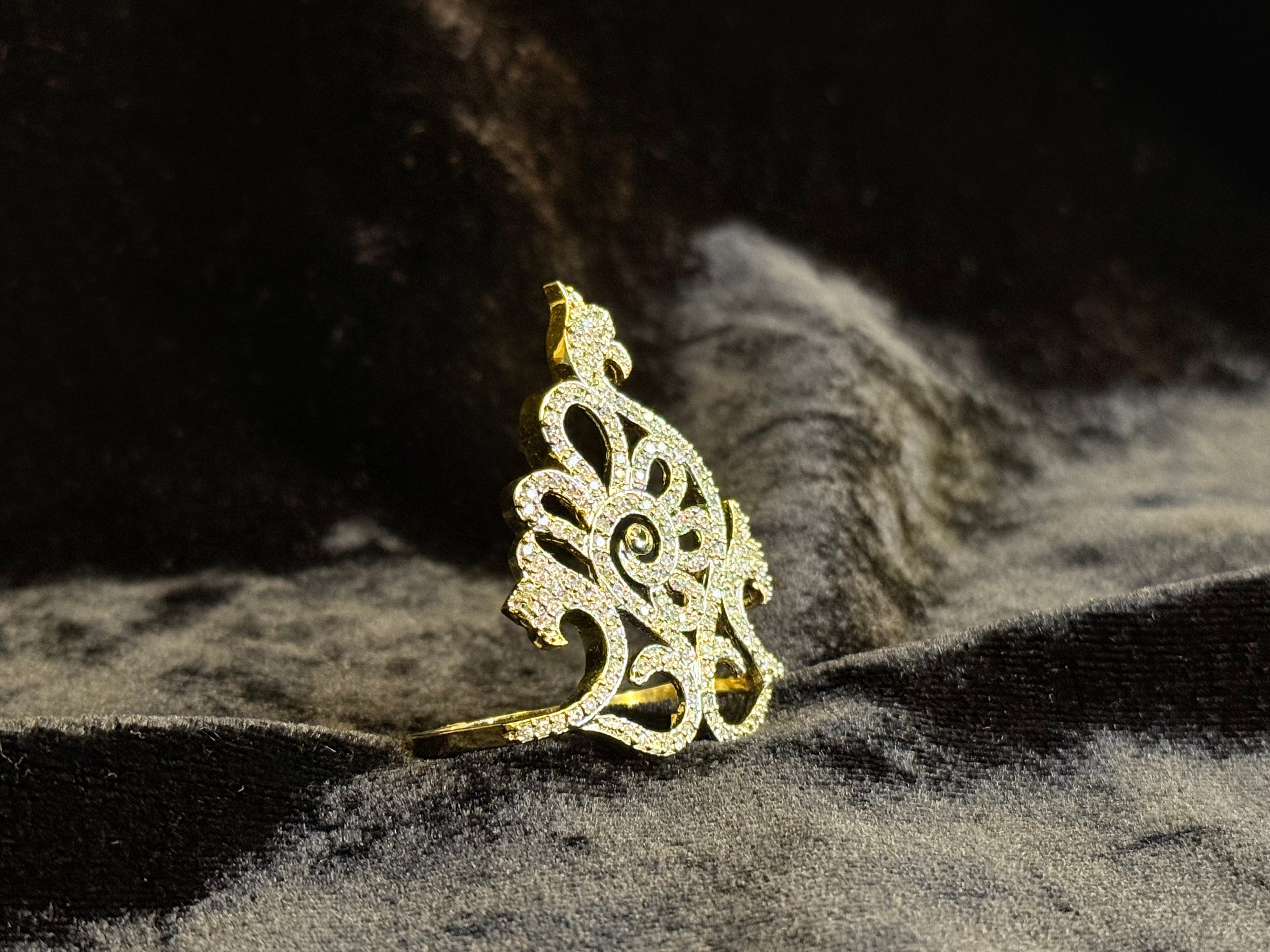 Crown Diamond Ring