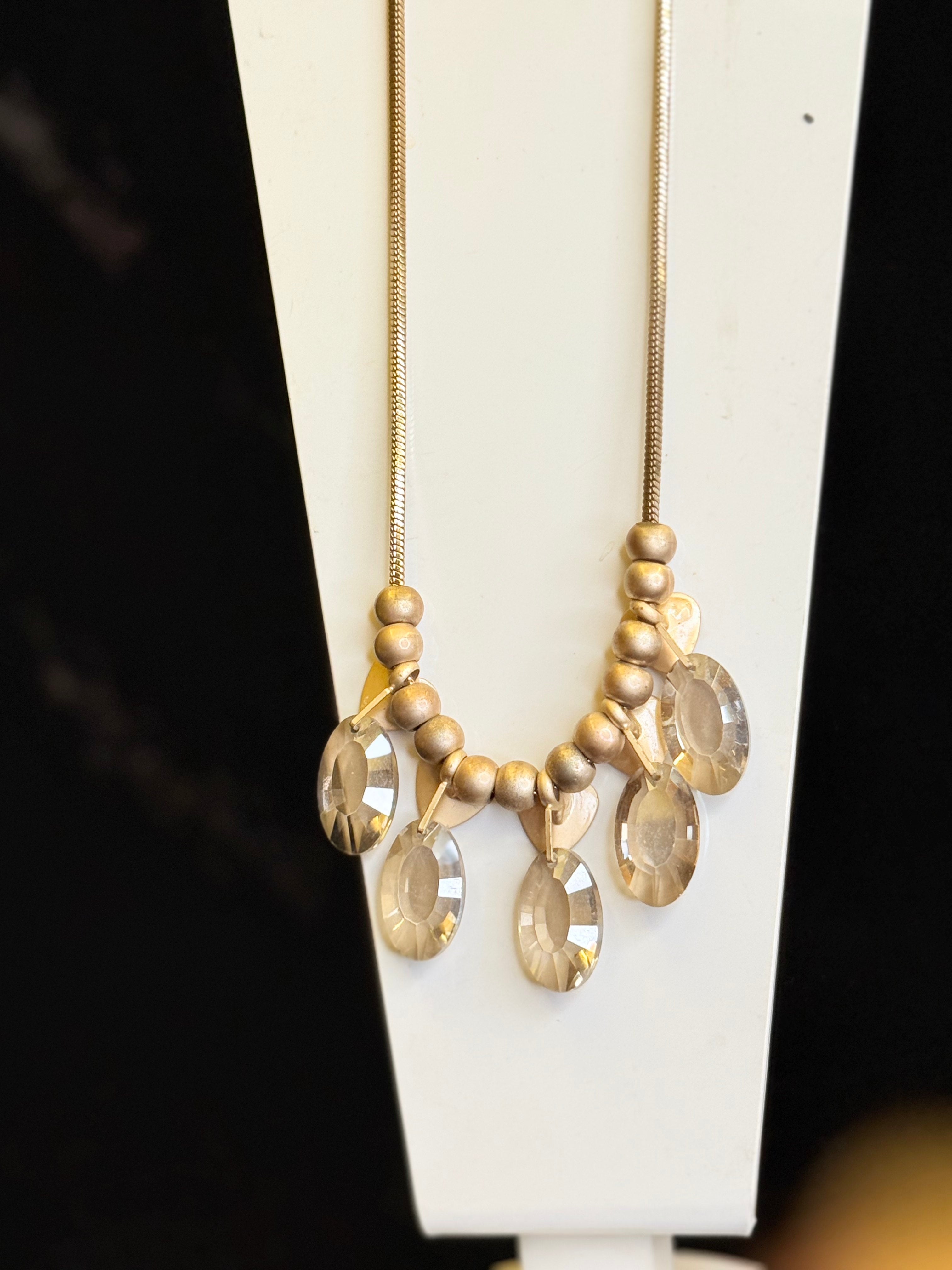 Fancy partywear diamond necklace