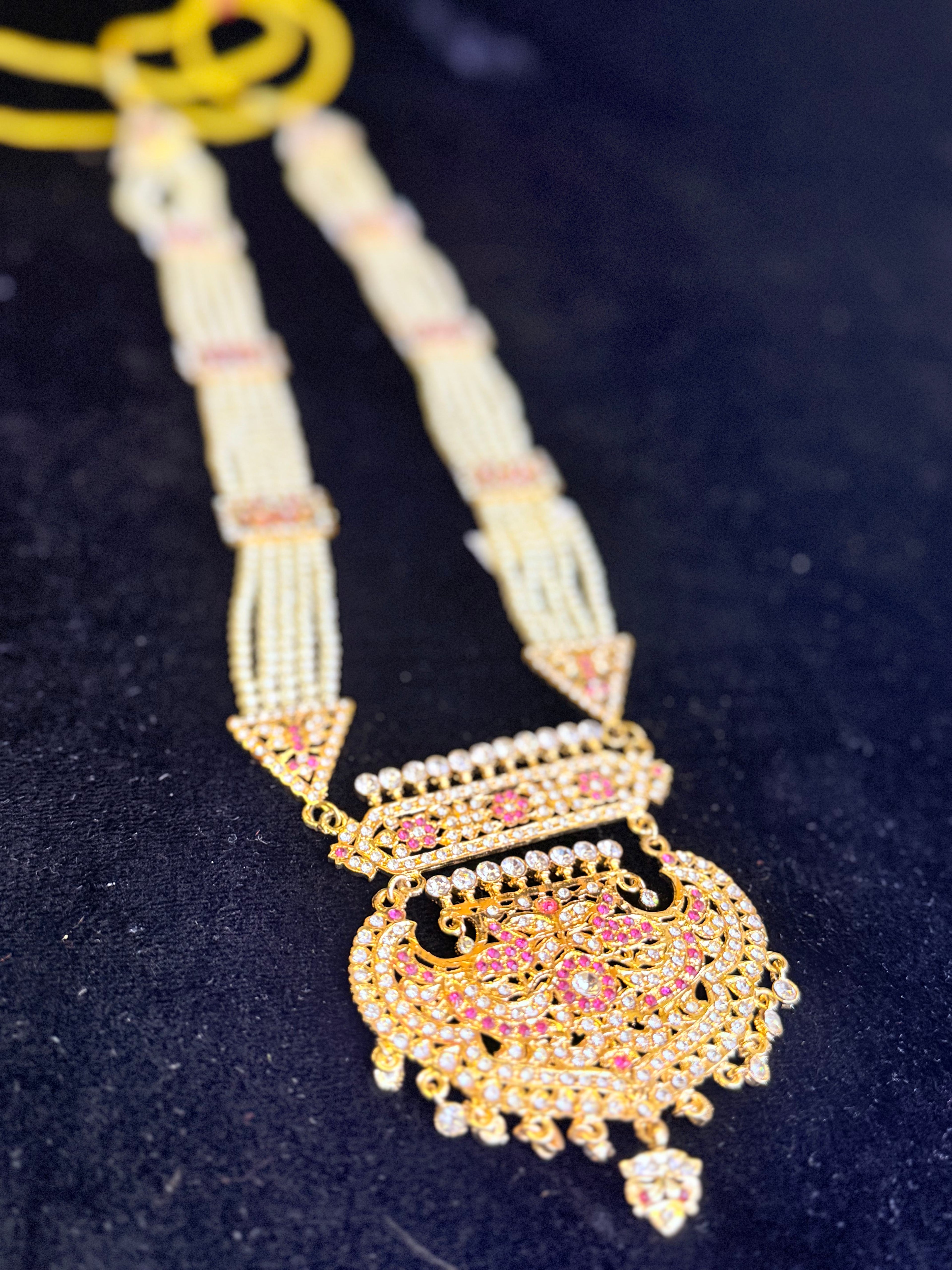 Exquisite Diamond Work Necklace