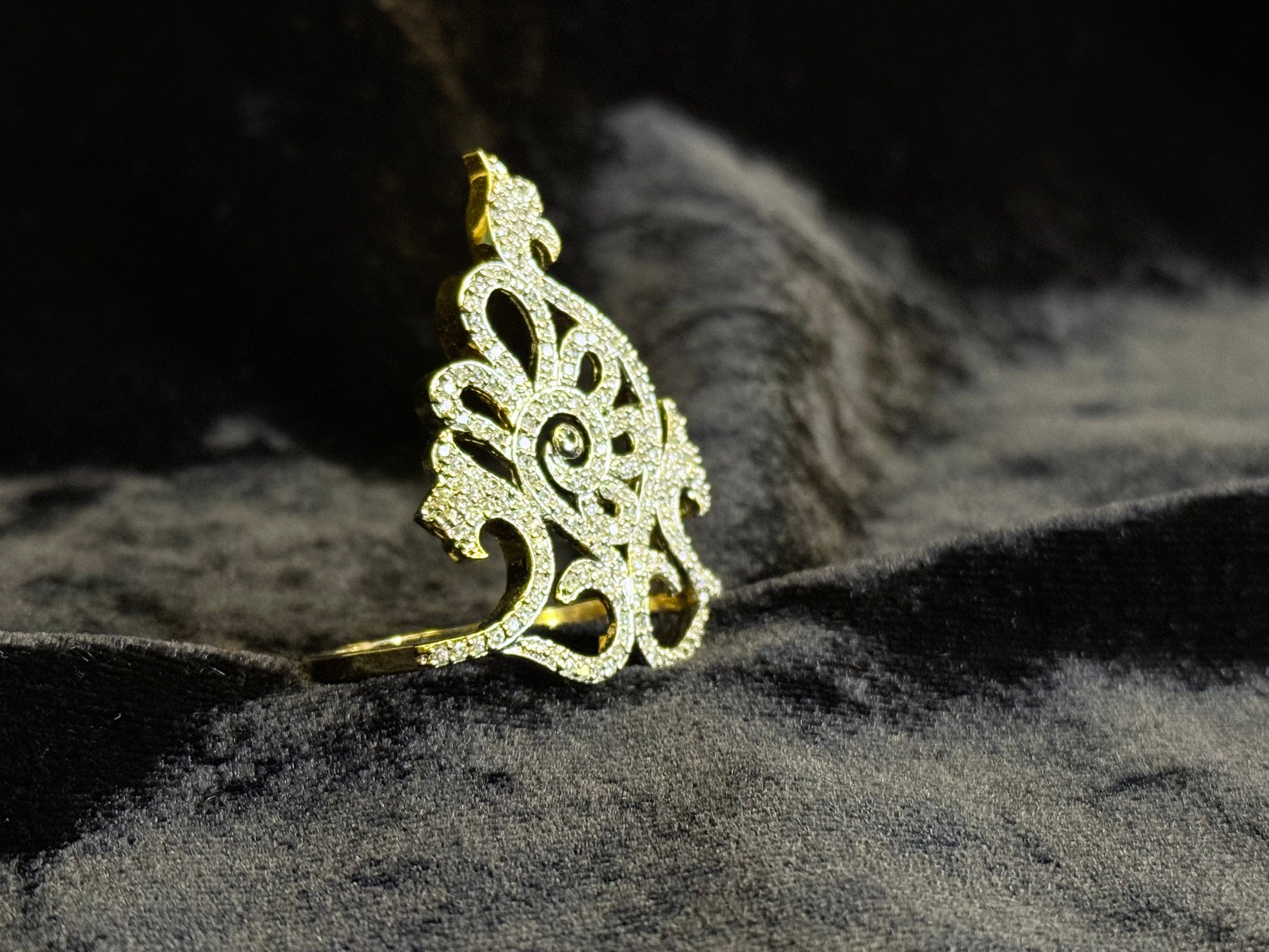 Crown Diamond Ring