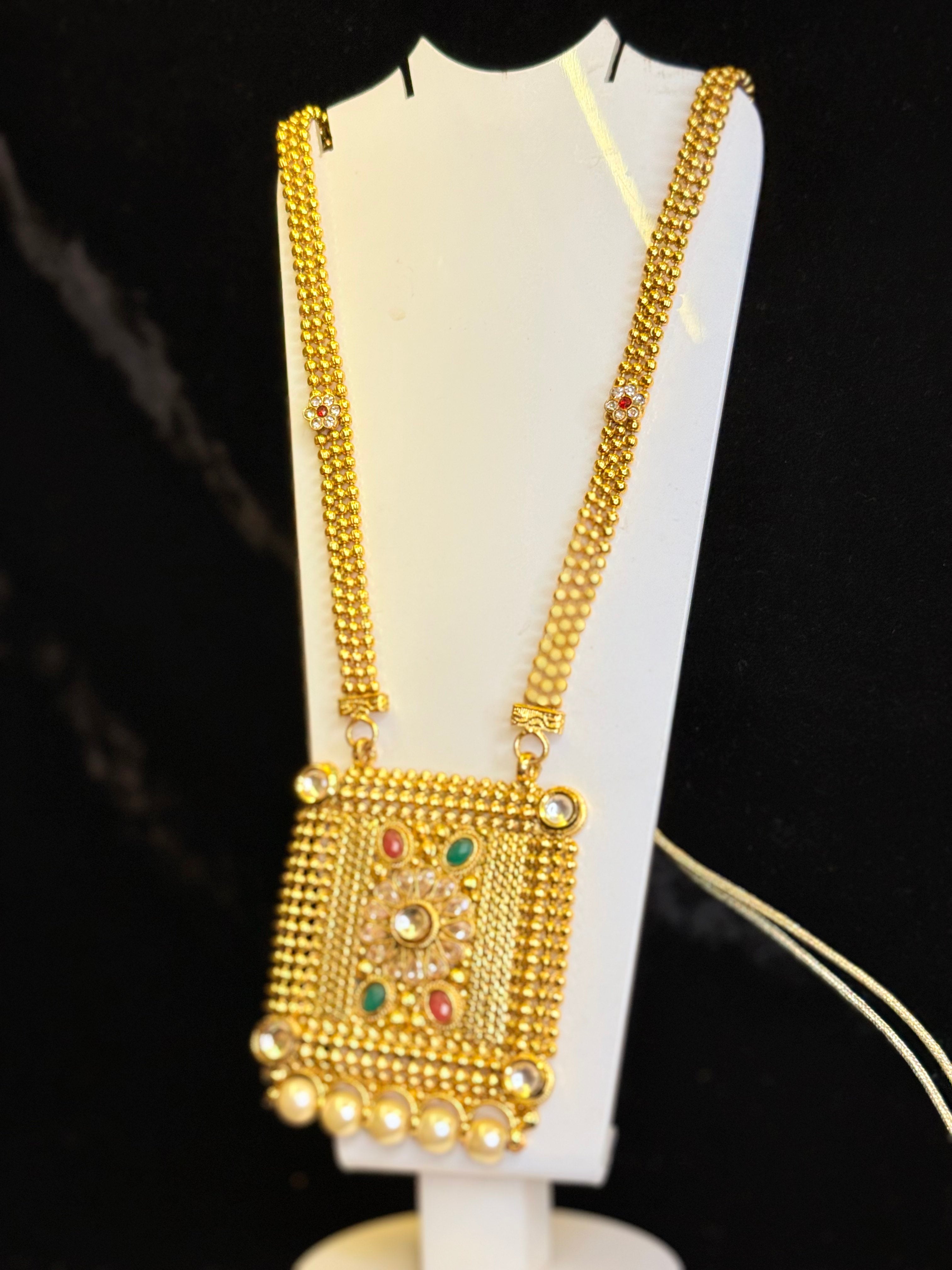 Exquisite Diamond Work Necklace
