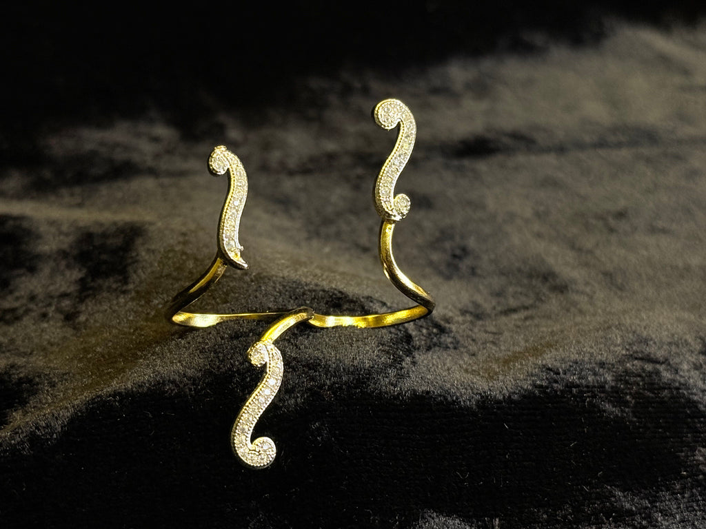 Fancy Double Finger Ring