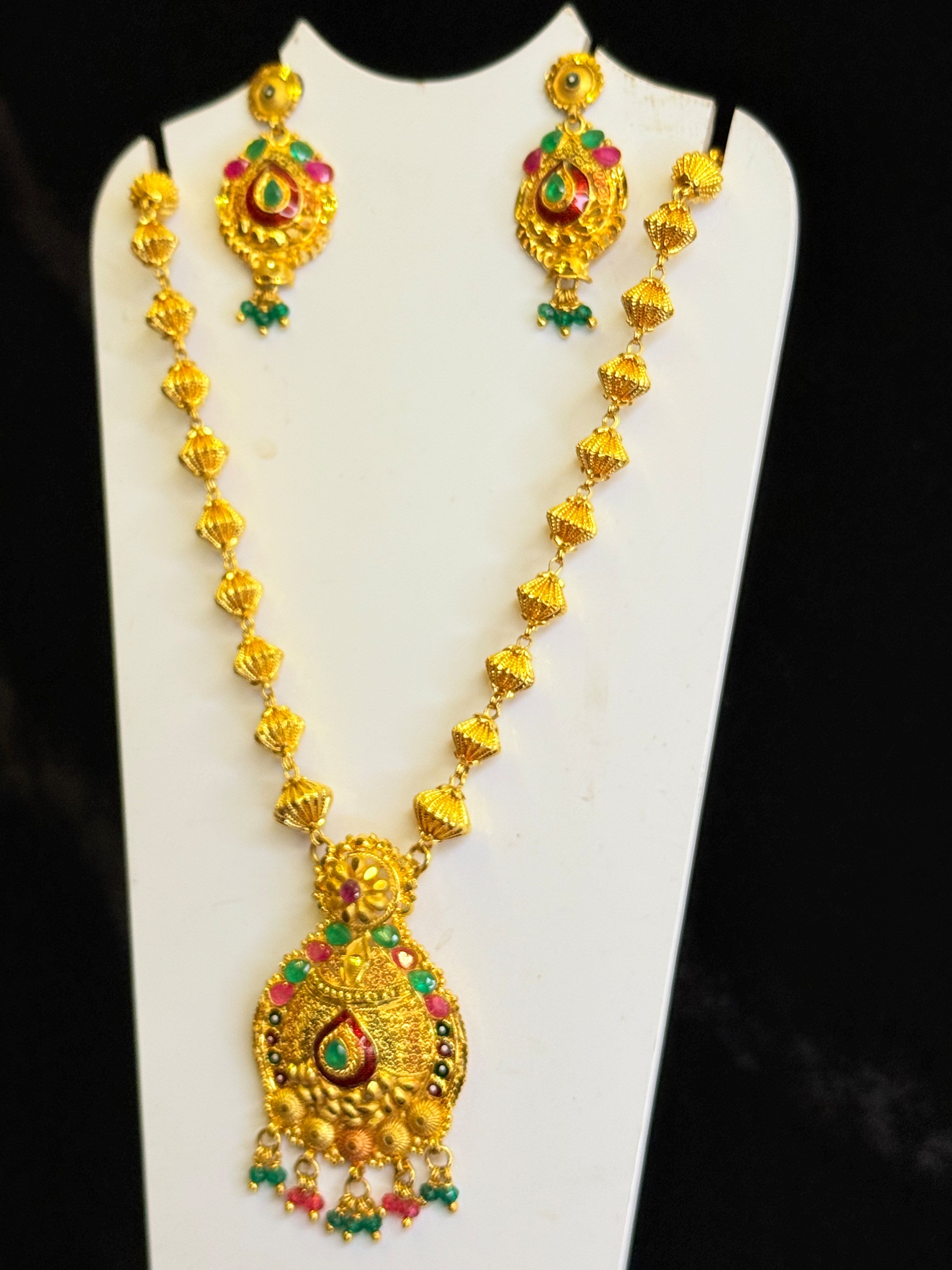 One Gram Gold Necklace Set