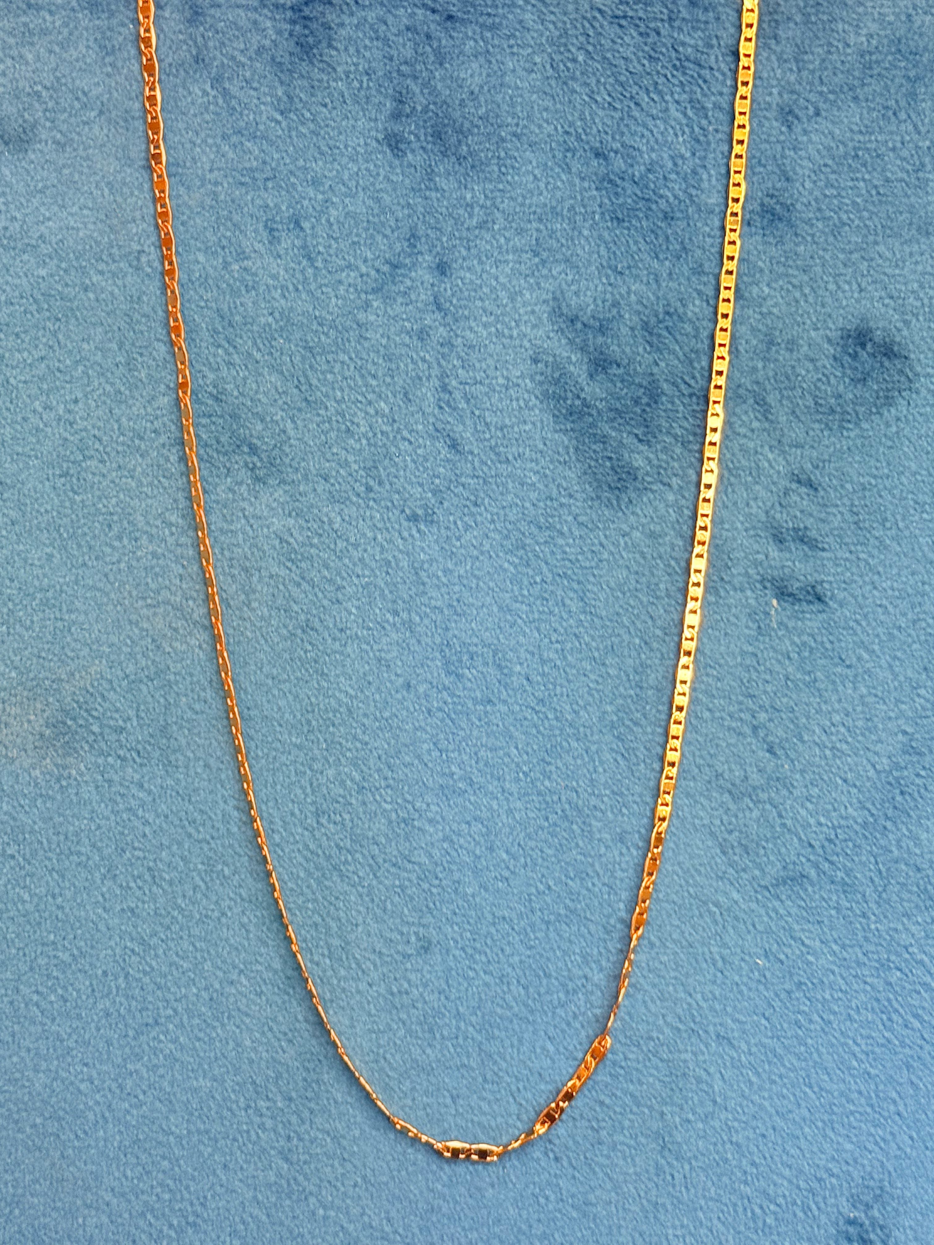 ✨ Micro Gold Plated Chain
