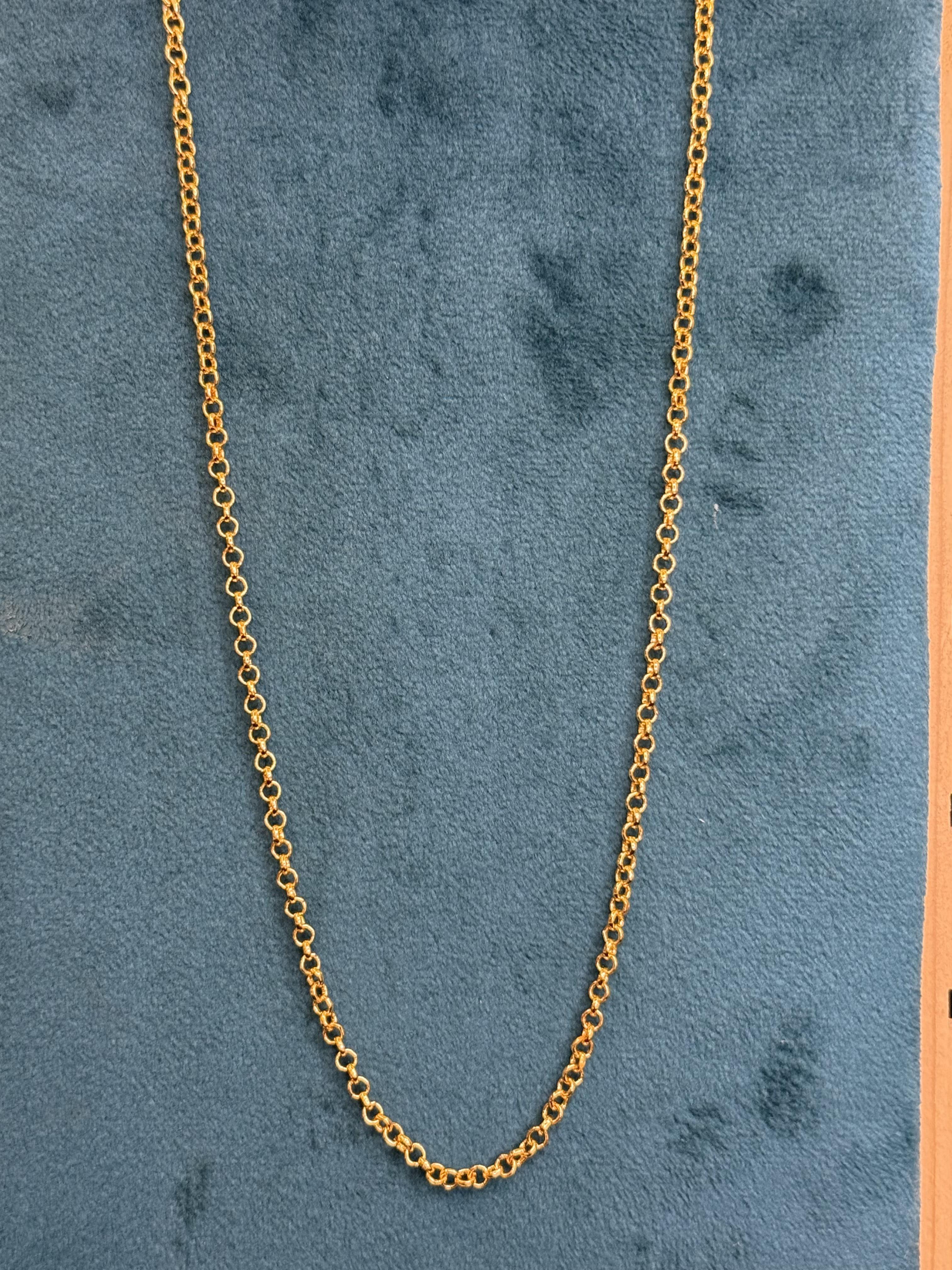✨ Micro Gold Plated Chain