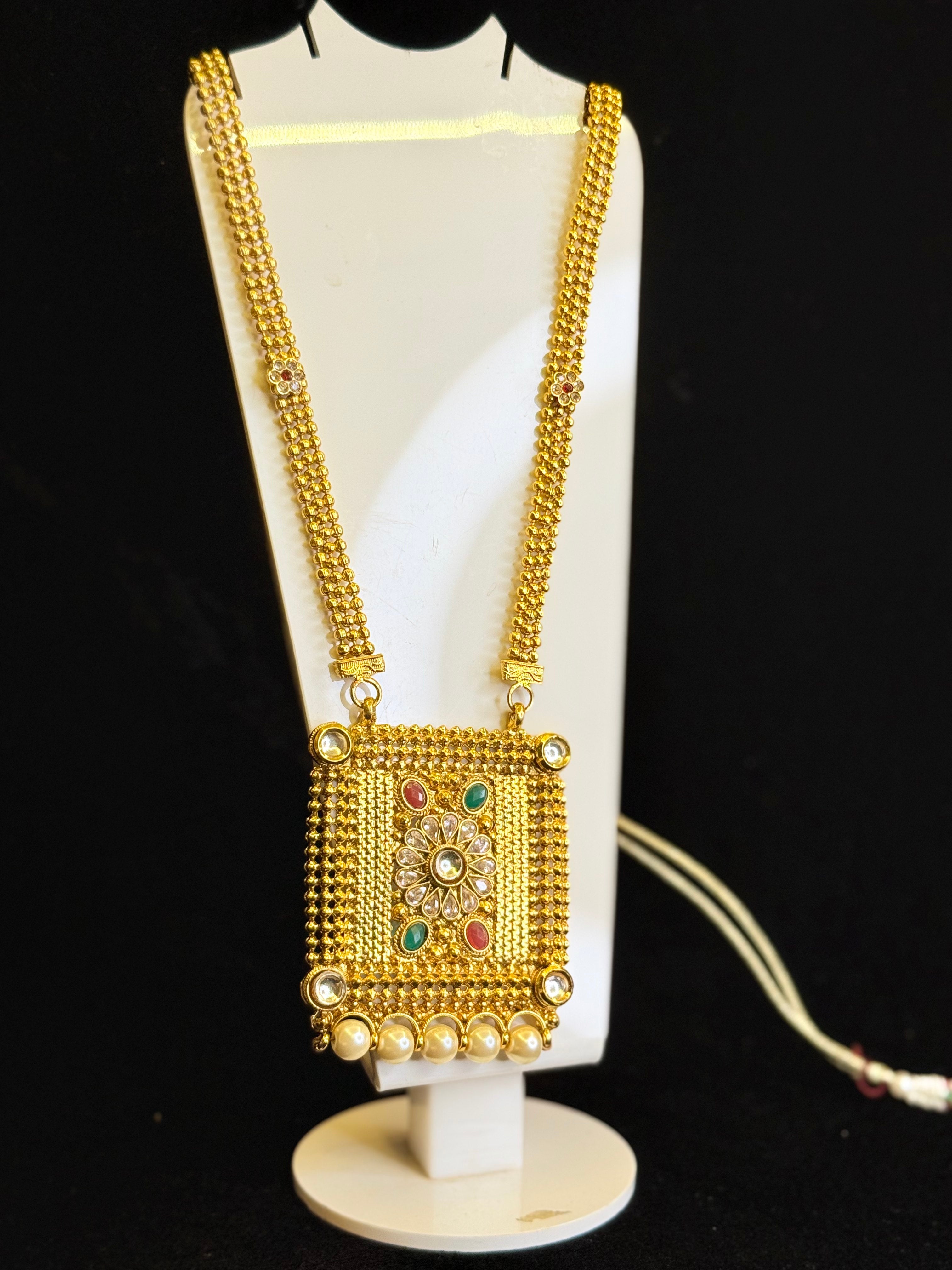 Exquisite Diamond Work Necklace