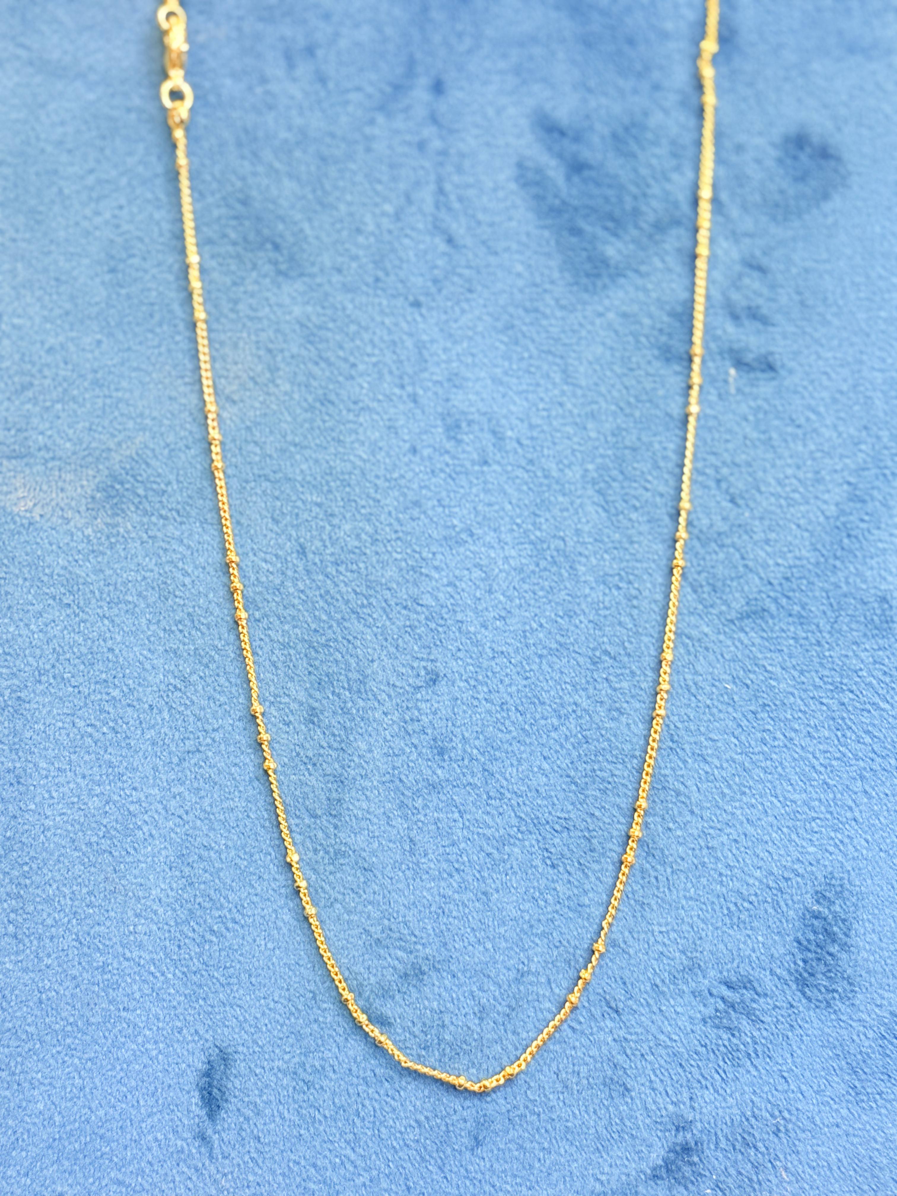 ✨ Micro Gold Plated Chain