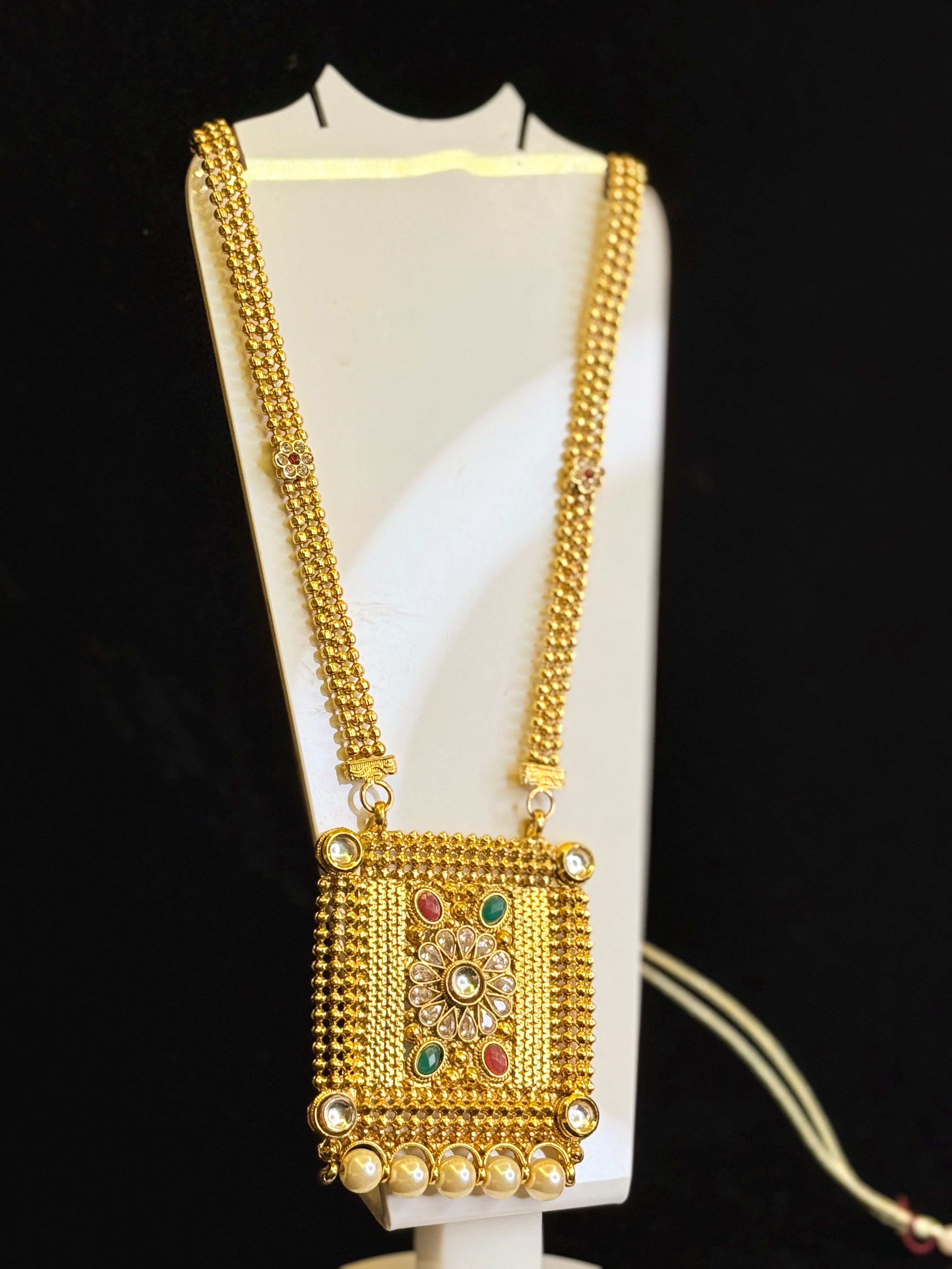 Exquisite Diamond Work Necklace