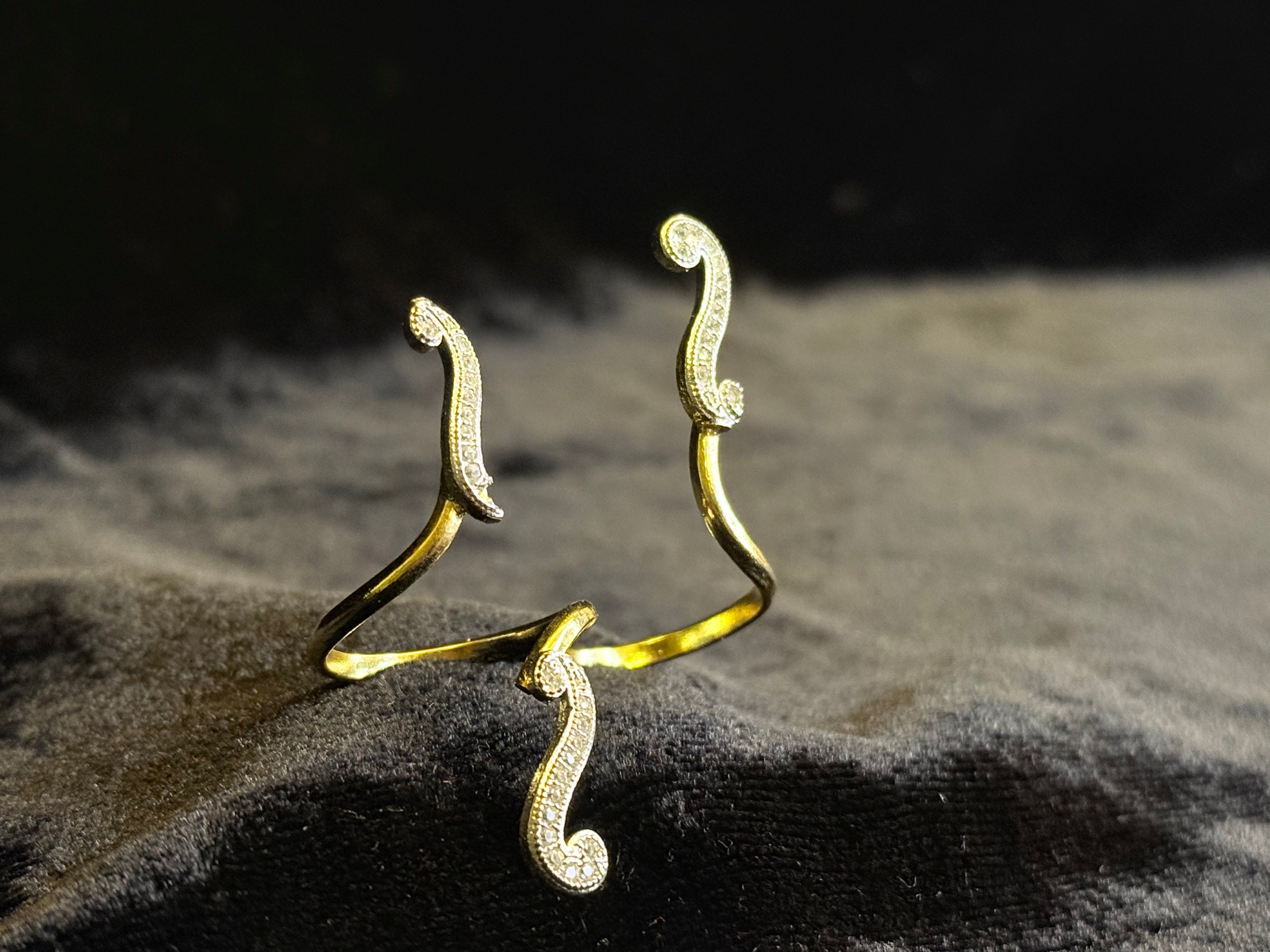 Fancy Double Finger Ring
