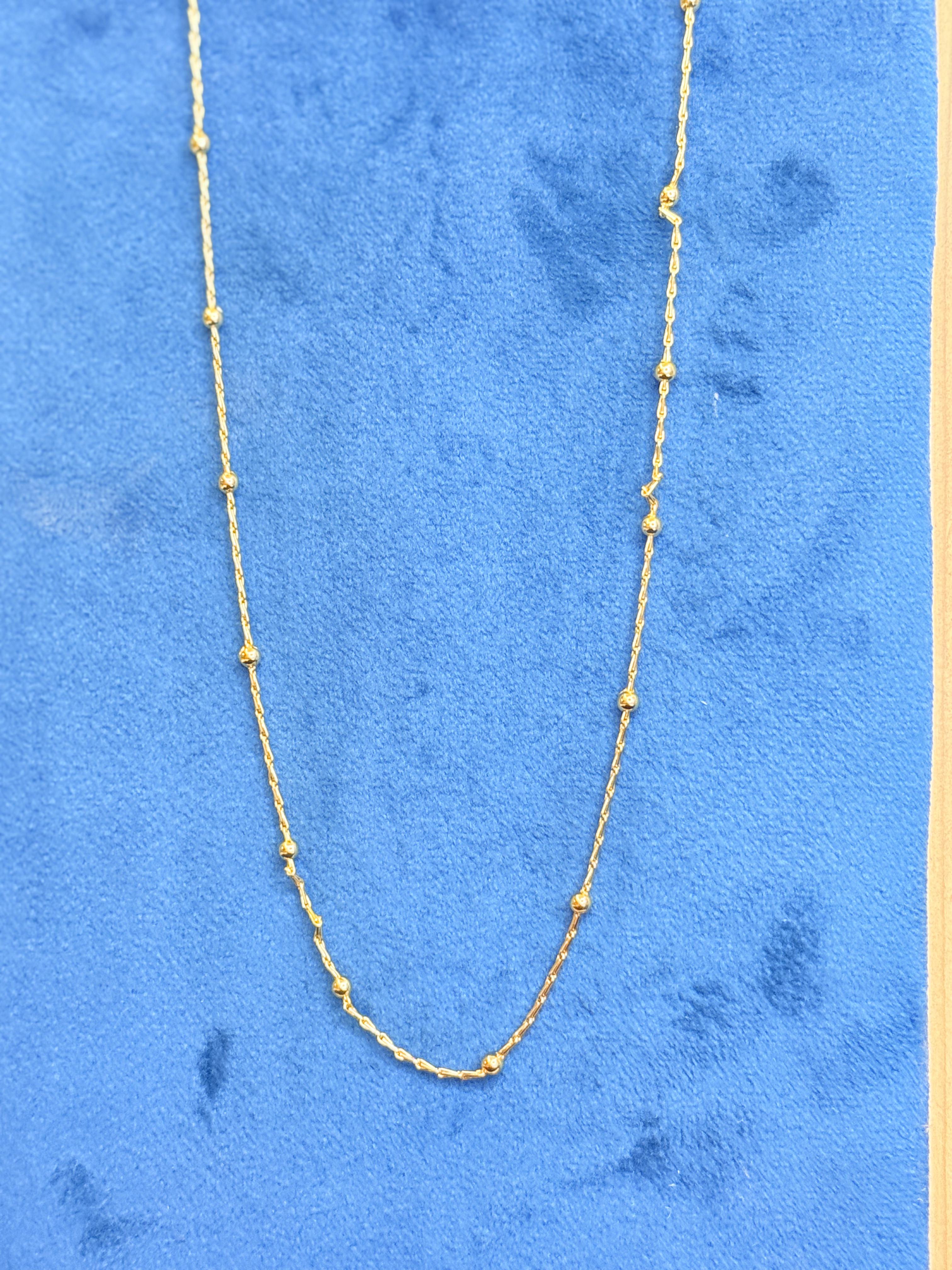 ✨ Micro Gold Plated Chain