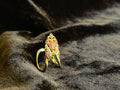 Diamond work gold ring