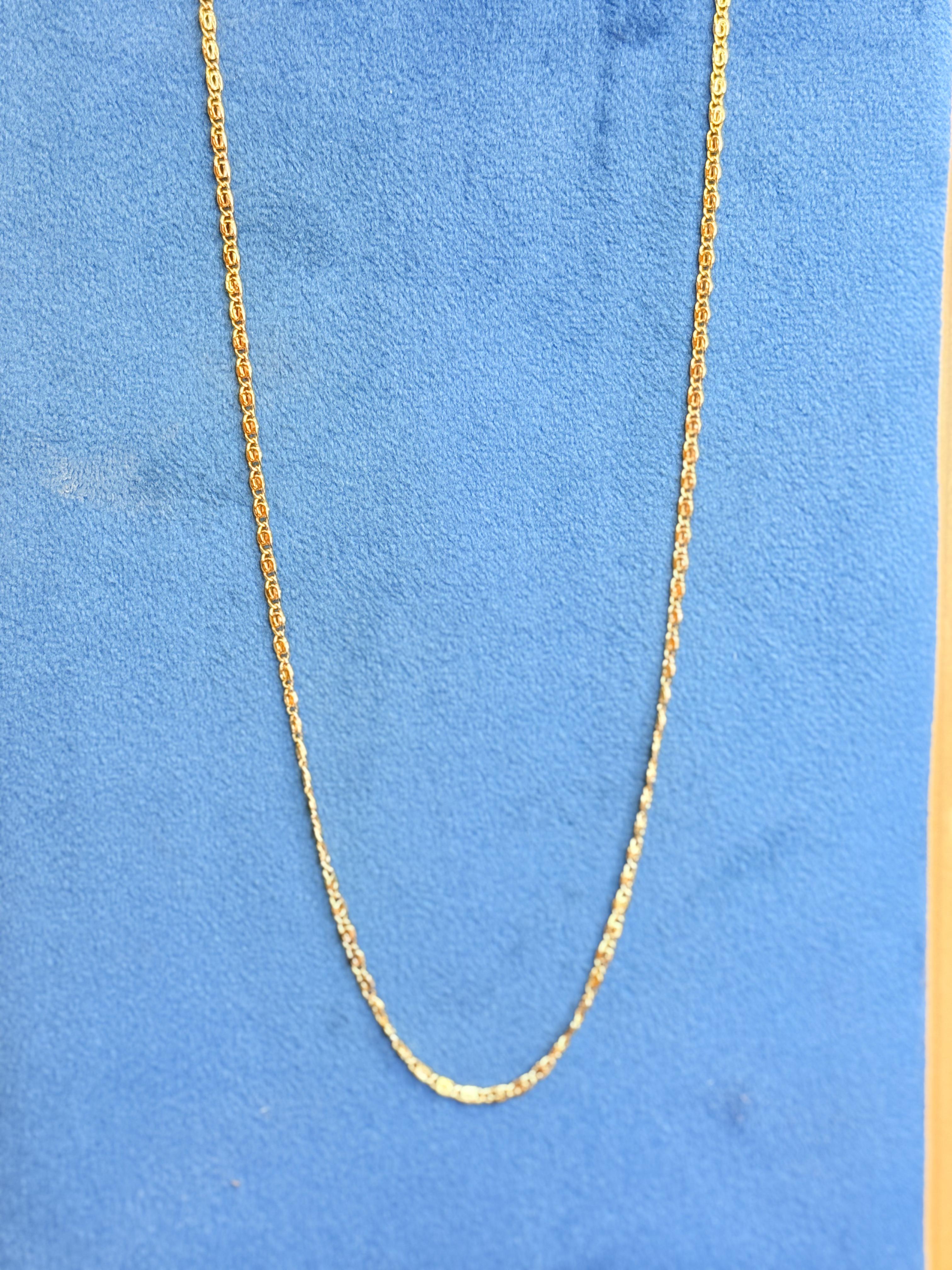 ✨ Micro Gold Plated Chain