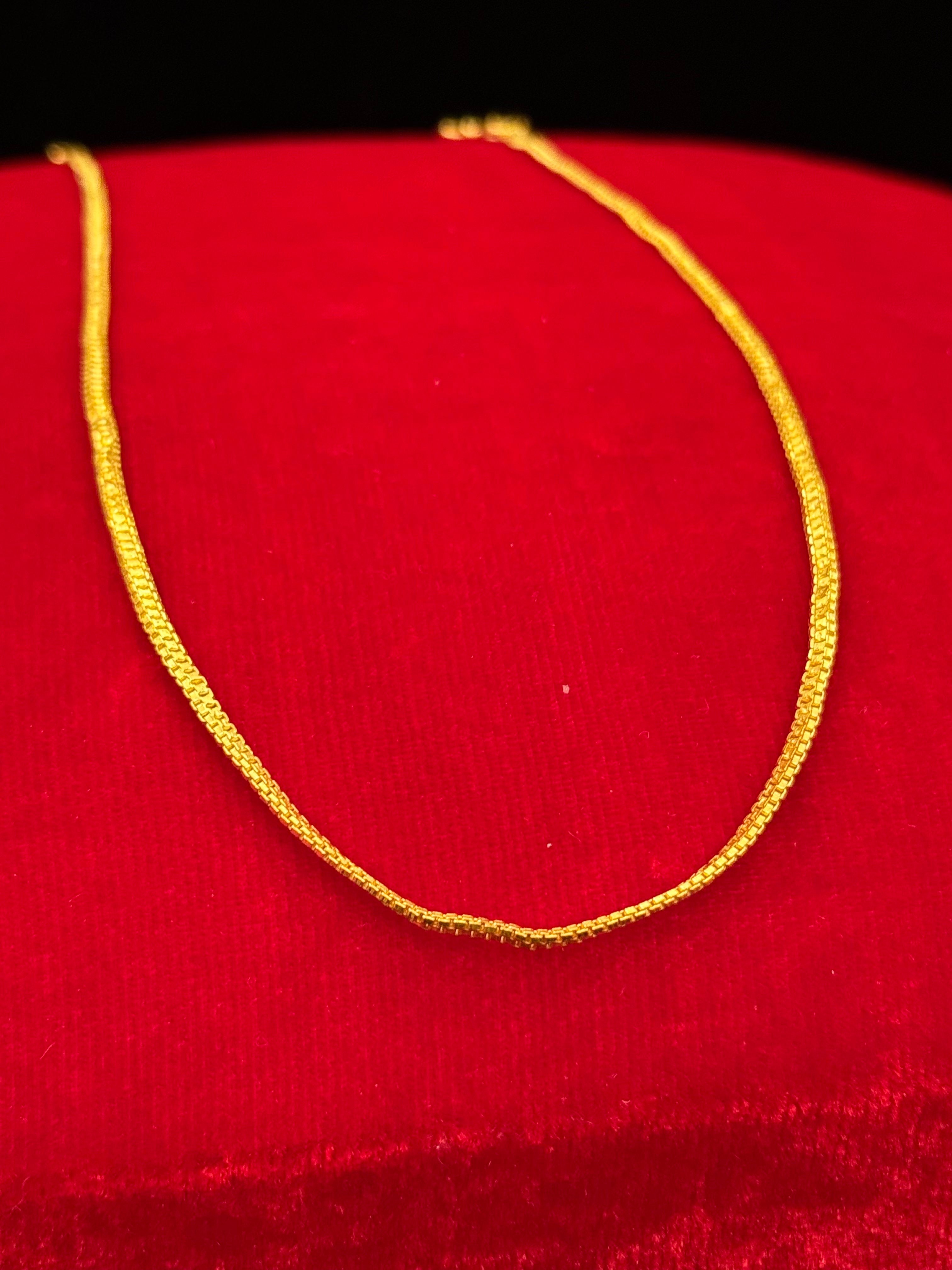 ✨ Micro Gold Plated Chain