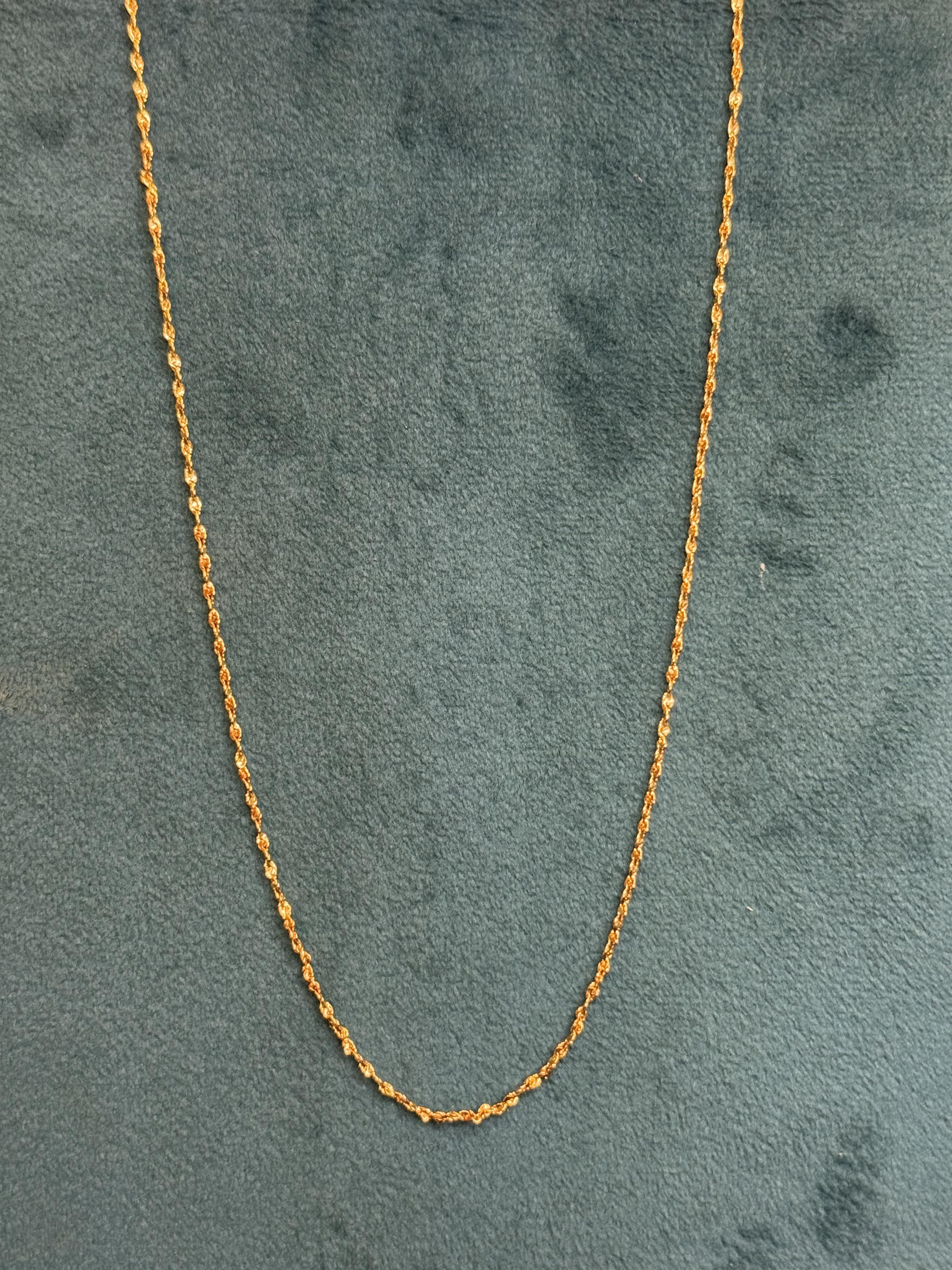 ✨ Micro Gold Plated Chain