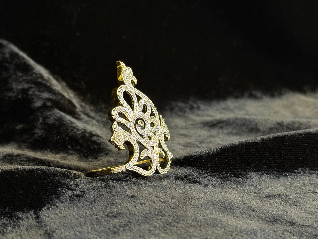 Crown Diamond Ring